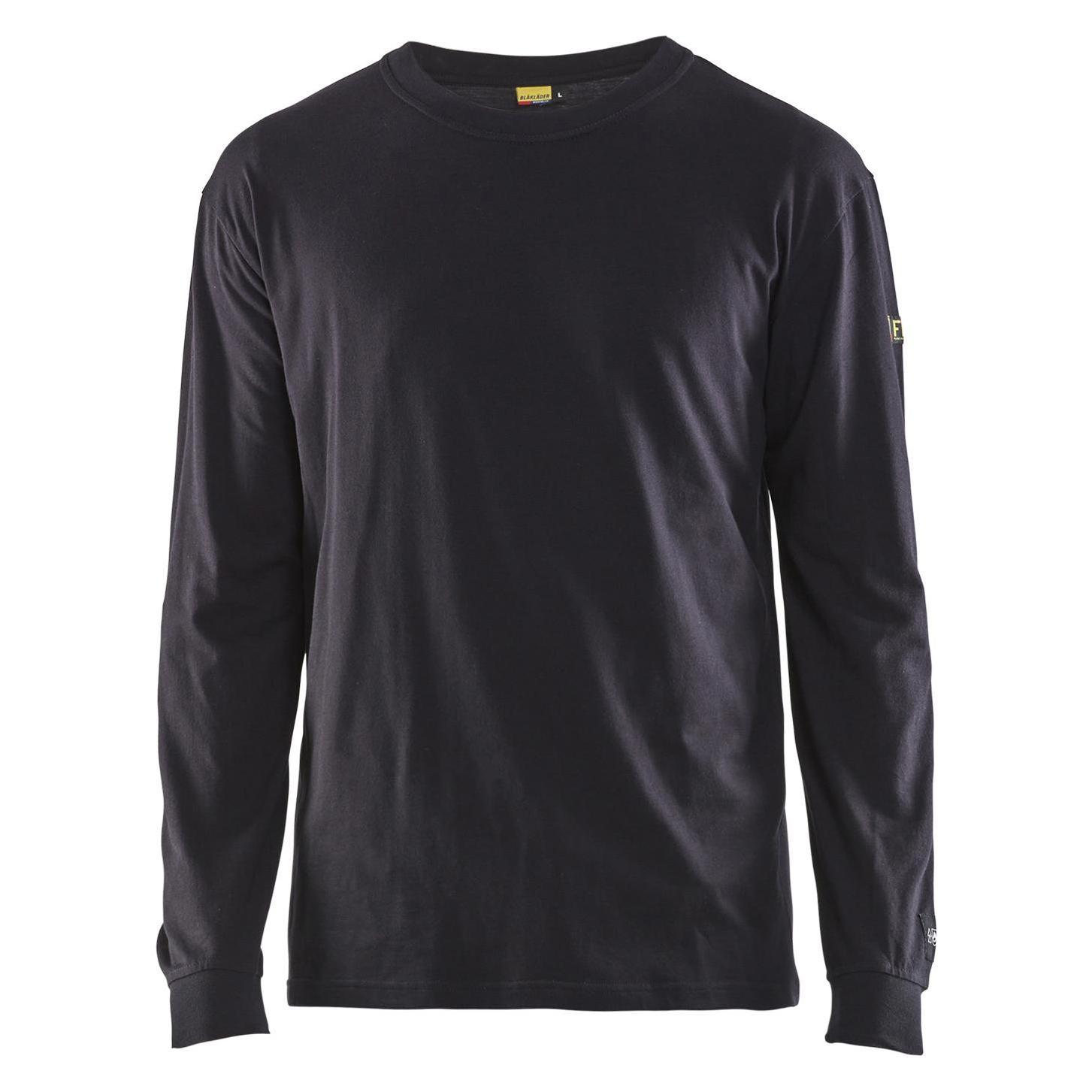Blakläder Flammschutz-Langarm-Shirt, marineblau, Unisex-Grösse: L (L) (348317378900L)