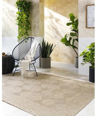 Livabliss Sandra Farmhouse Outdoor Area Rug