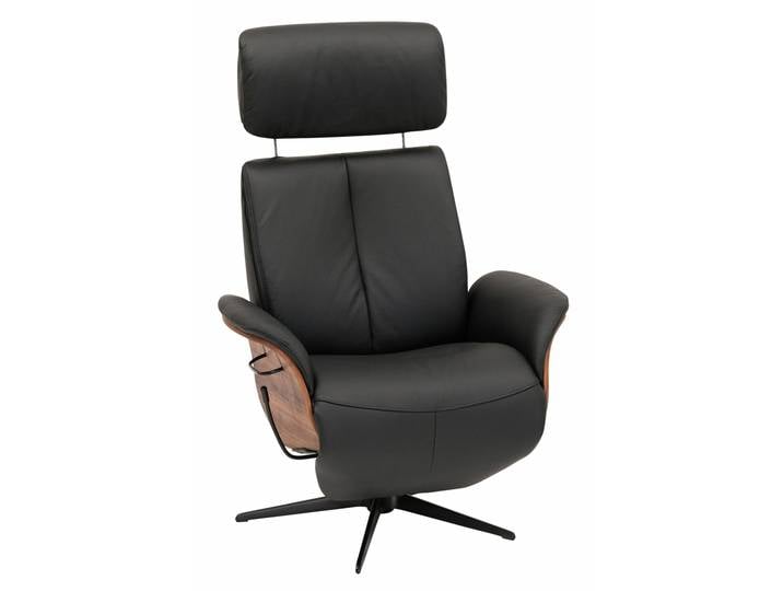 Welnova Relaxsessel BALANCE, schwarz, Leder