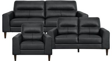 Fremont & Park Dakota 3-Piece Leather Match Living Room Sofa Set