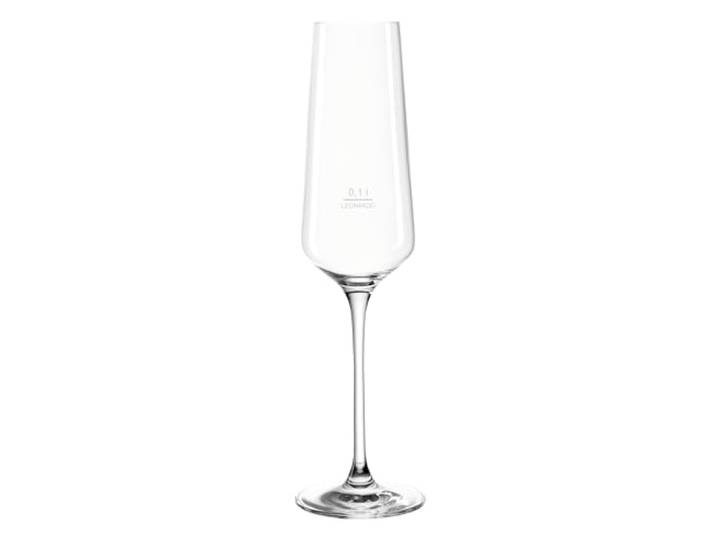 LEONARDO HOME Sektgläser Puccini Gastro-Edition, Geeichte Champagnergläser mit 0,1 l - Eichung, Randvollfüllung 280 ml, Genormte Gläser für Hotel & Gastronomie, 6er Set