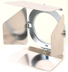 Stairville Barndoor for PAR 30 Polished alu