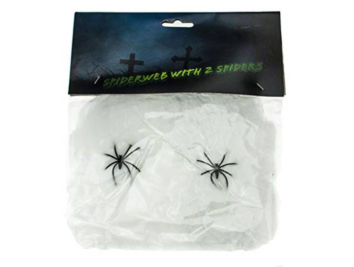 KOOPMAN - Uitbreidbare Halloween-decoratie - met 2 spinnen