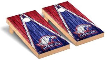 Skip's Garage American Eagles Triangle Cornhole Board Set