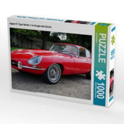 CALVENDO Puzzle Jaguar E-Type Series 1 in Horgen bei Zürich. | 1000 Teile Lege-Größe 64x48cm Foto-Puzzle für glückliche Stunden