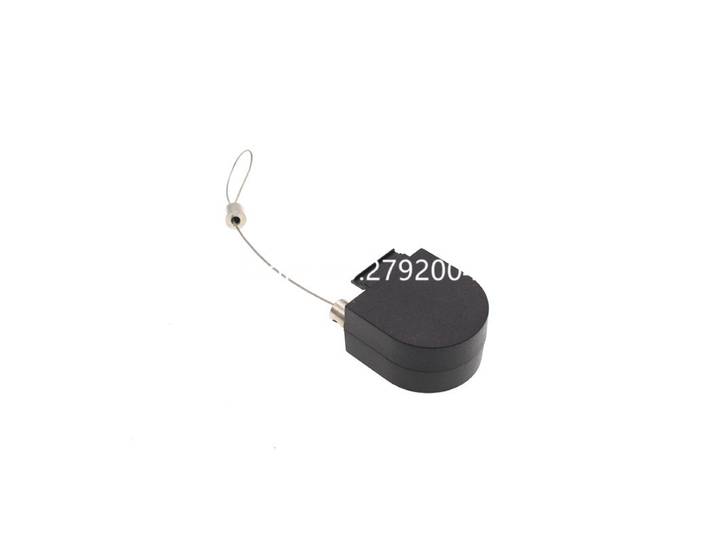 Boîte de traction de protection des marchandises de luxe, avec câble en acier/câble de sécurité, boîte de traction antivol, mécanisme rétractable, 50 pièces/lot