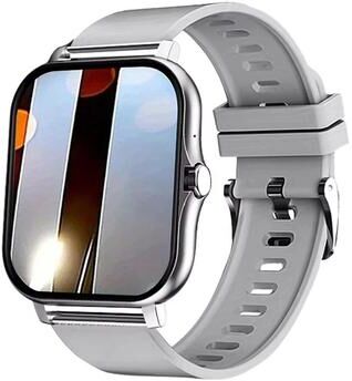 Uplift Essentials Multi Functional Bluetooth Smart Watch silver