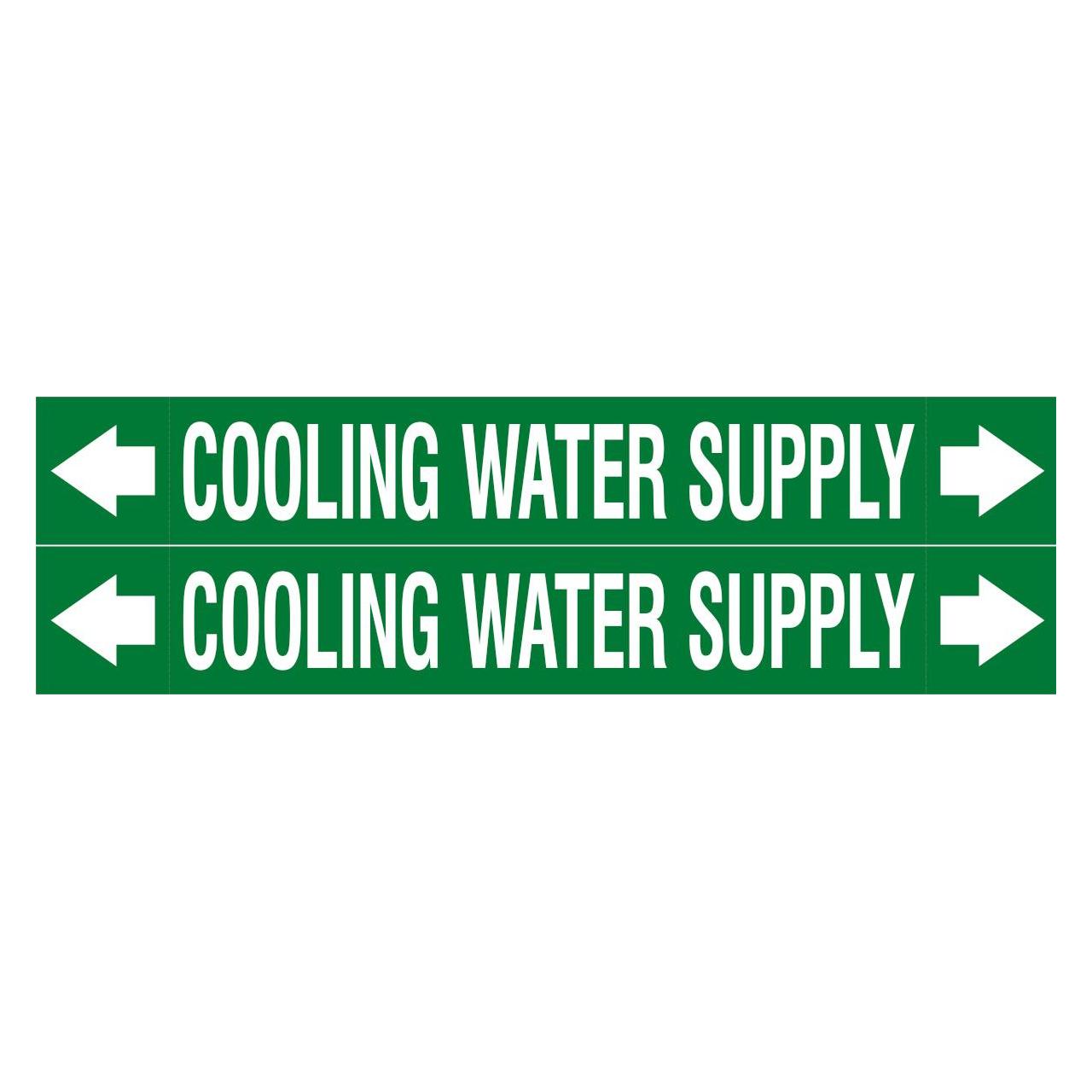 Brady ASME - Rohrmarkierer - Cooling Water Supply (313039)