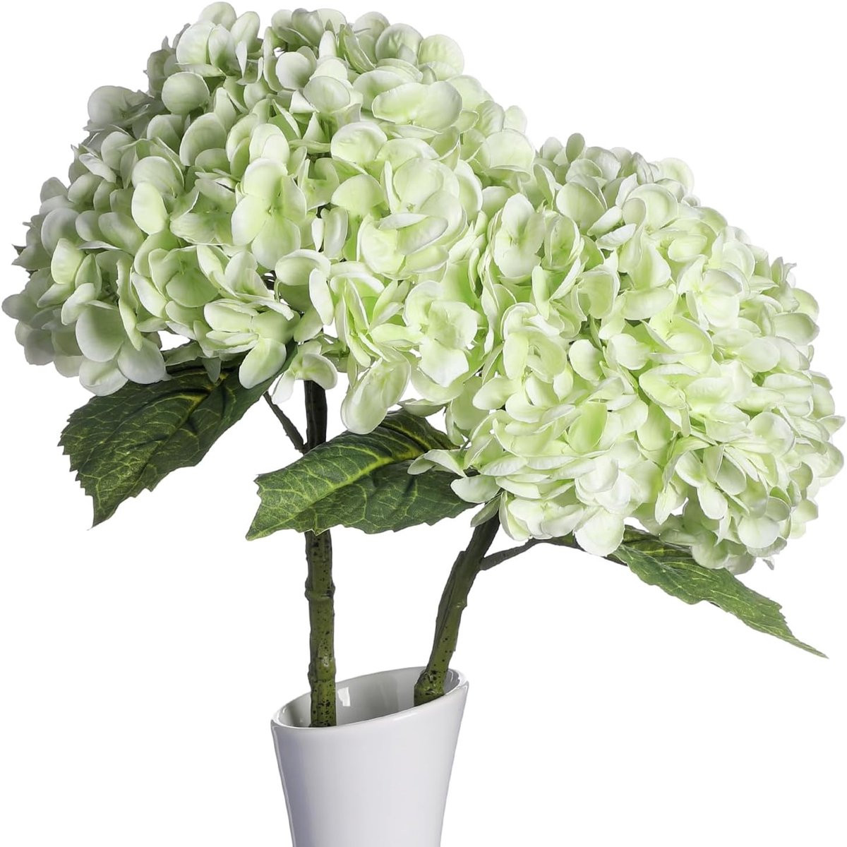SnelShoppen - 2 Stuks Grote Kunstmatige Hortensia Bloemen - Realistische Hydrangea Boeket met Lange Stelen voor Decoratie