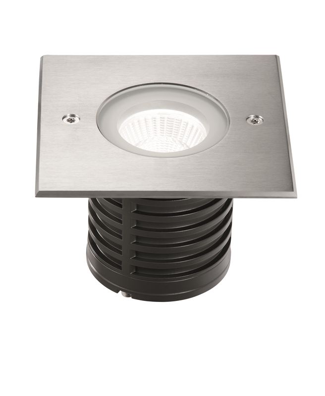 Fabas Luce LED-Bodeneinbauspot WAKO 2 Edelstahl 6908-02-414 8019282008880