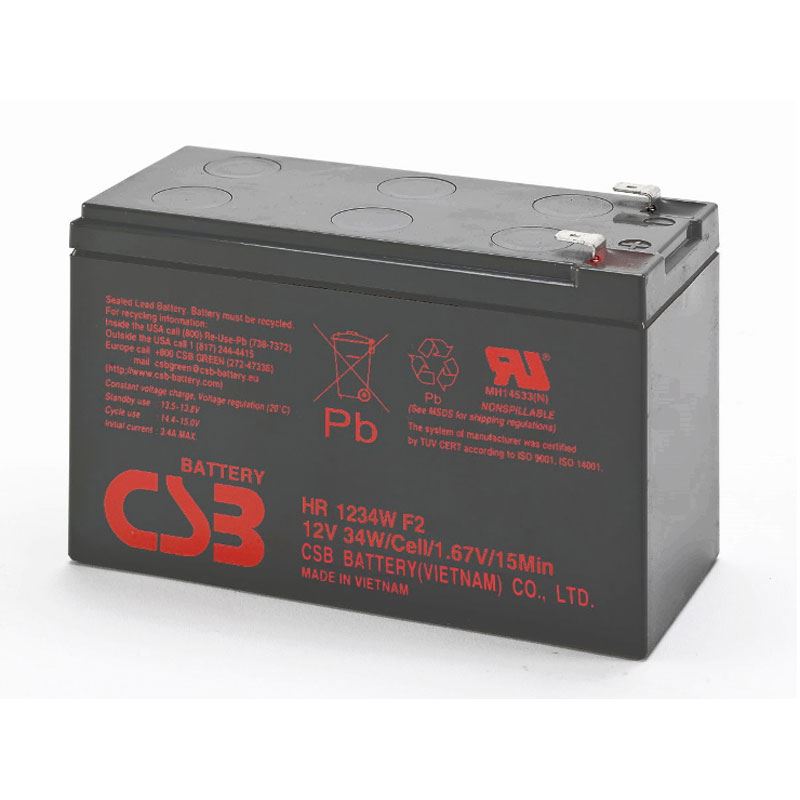 Bluewalker CSB HR 1234W F2 VRLA Blei-Gel Akku 12V/9Ah