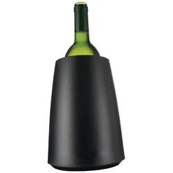 Gastronoble Vacu-Vin Flaschenkühler | schwarz | 20,8 x 15,5(Ø)cm | 3 Flaschenkühler