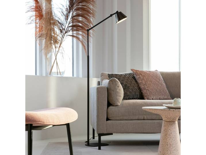 Zuiver Vloerlamp Lub 142cm - Zwart