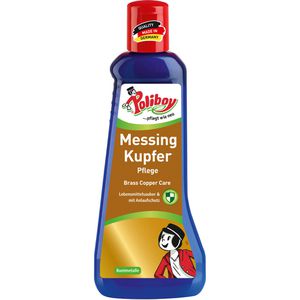 Poliboy Kraftreiniger Messing Kupfer Pflege, Spezialreiniger, 200ml