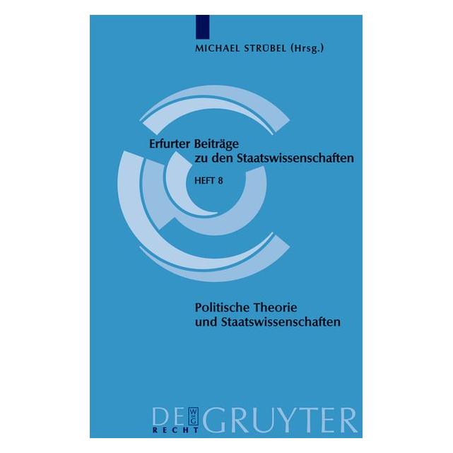 De Gruyter Politische Theorie und Staatswissenschaften (Deutsch, Softcover) (55192470)