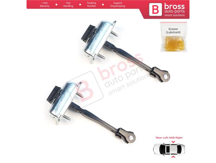 BDP1632-1 2 Pièces Butée de porte arrière avec limiteur pour Renault 5 E-Tech Alpine A290 2024-Présent 824308906R