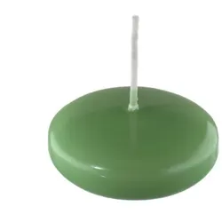 Kopschitz Kerzen Schwimmkerzen Grün 24 x Ø 60 mm, 20 Stück