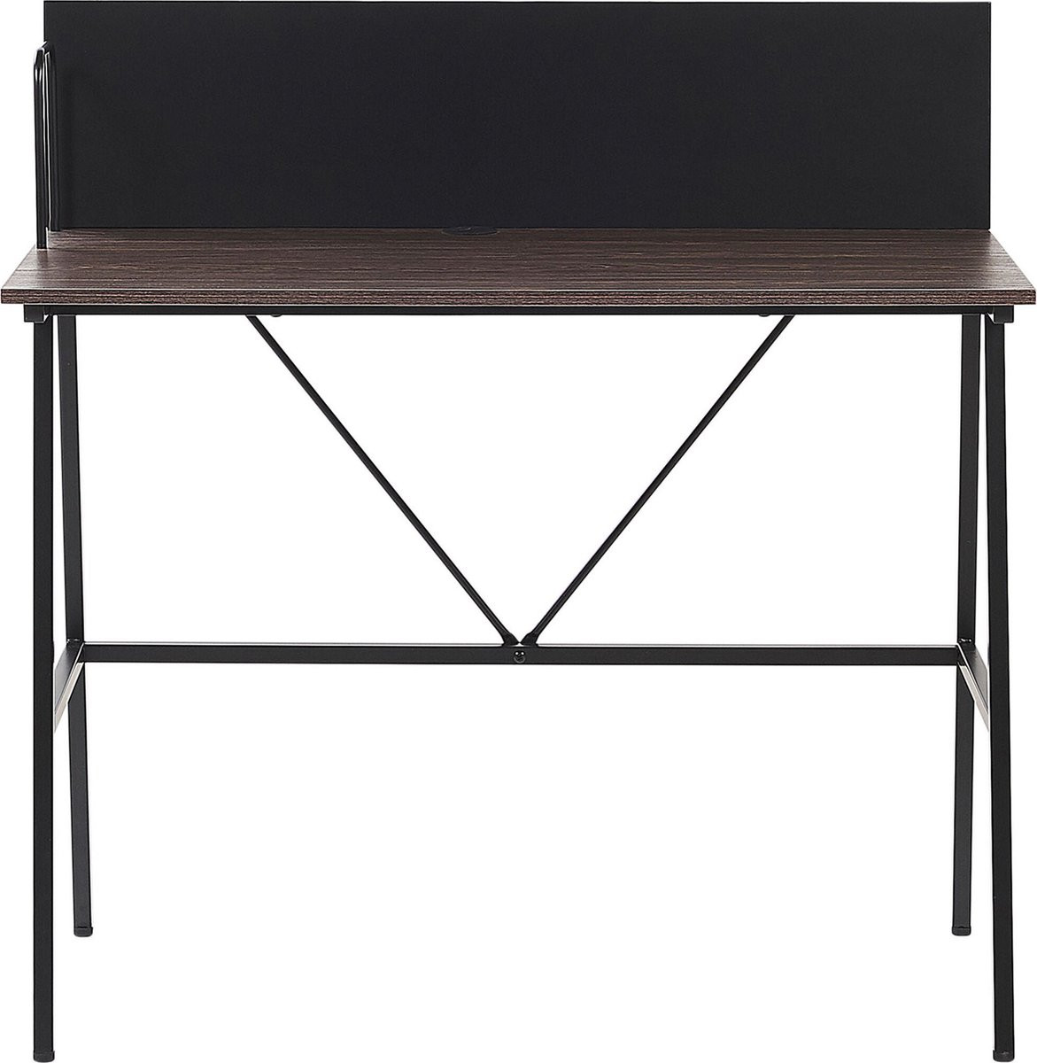 HASTINGS Bureau Donkere houtkleur Spaanplaat