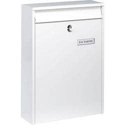 Burg Wächter LEIPZIG 777 W Briefkasten Stahlblech Weiß