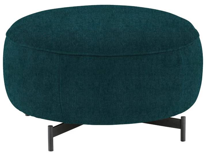 Hocker 8170 Basic D: 80 cm Himolla / Farbe: Petrol / Material: Stoff Basic