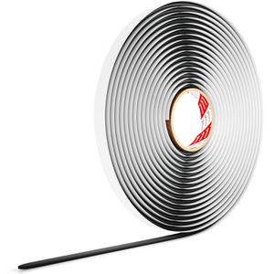 Poppstar Dichtungsband 1010259 Butylrundschnur, selbstverschweißend, wasserdicht, schwarz, 8mm x 10m