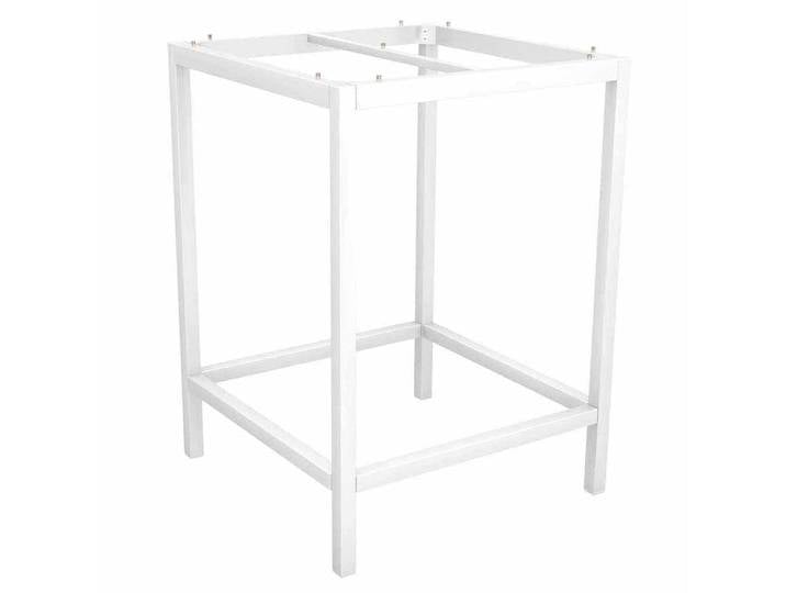 Stern Aluminium weiß Stehtischgestell 80x80x111 cm, Vierkantrohr