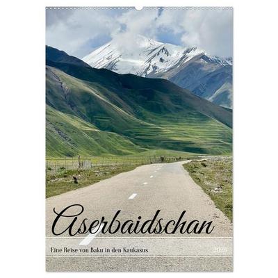 Aserbaidschan - Eine Reise von Baku in den Kaukasus (Wandkalender 2026 DIN A2 hoch), CALVENDO Monatskalender