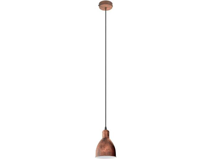 Eglo 49492 Priddy 1 Lampe à suspendre vintage en acier couleur cuivre antique