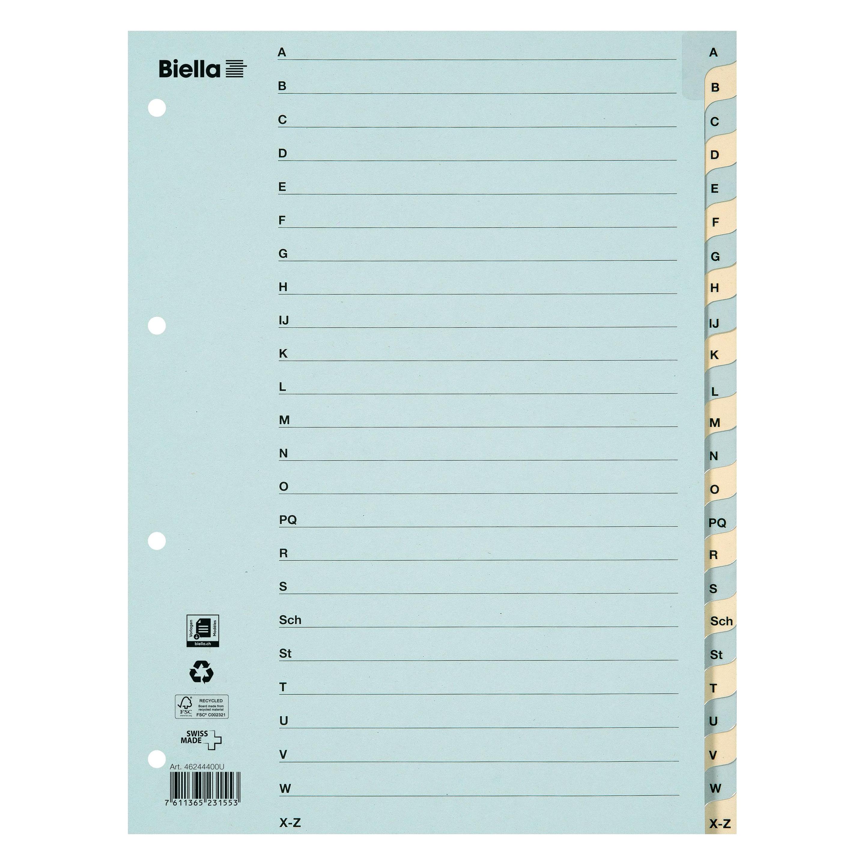 Biella Register Karton (0462444.00)