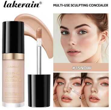 Beloved Skins Multipurpose Concealer Natural Finish, Brighten Skin Tone, Cover Dark Circles, Lightweight Liquid Concealer For Skin 01