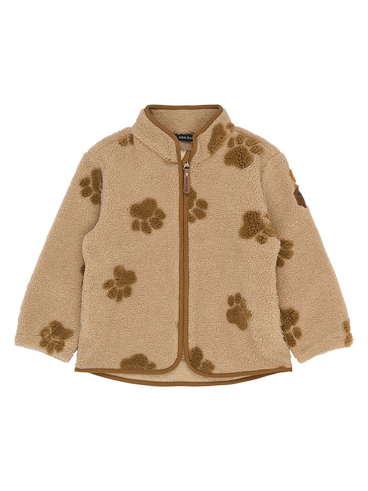 mikk-line Fleecejacke in Hellbraun - 104