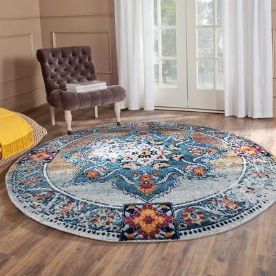 Amer Rugs Aurelia Mata Orange Bordered Area Rug