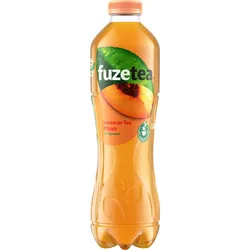 Fuze Tea Schwarzer Tee Pfirsich PET 6x 1,25 Liter (EINWEG)