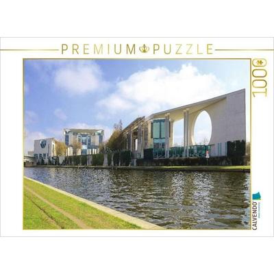 CALVENDO Puzzle Bundeskanzleramt in Berlin | 1000 Teile Lege-Größe 64x48cm Foto-Puzzle für glückliche Stunden