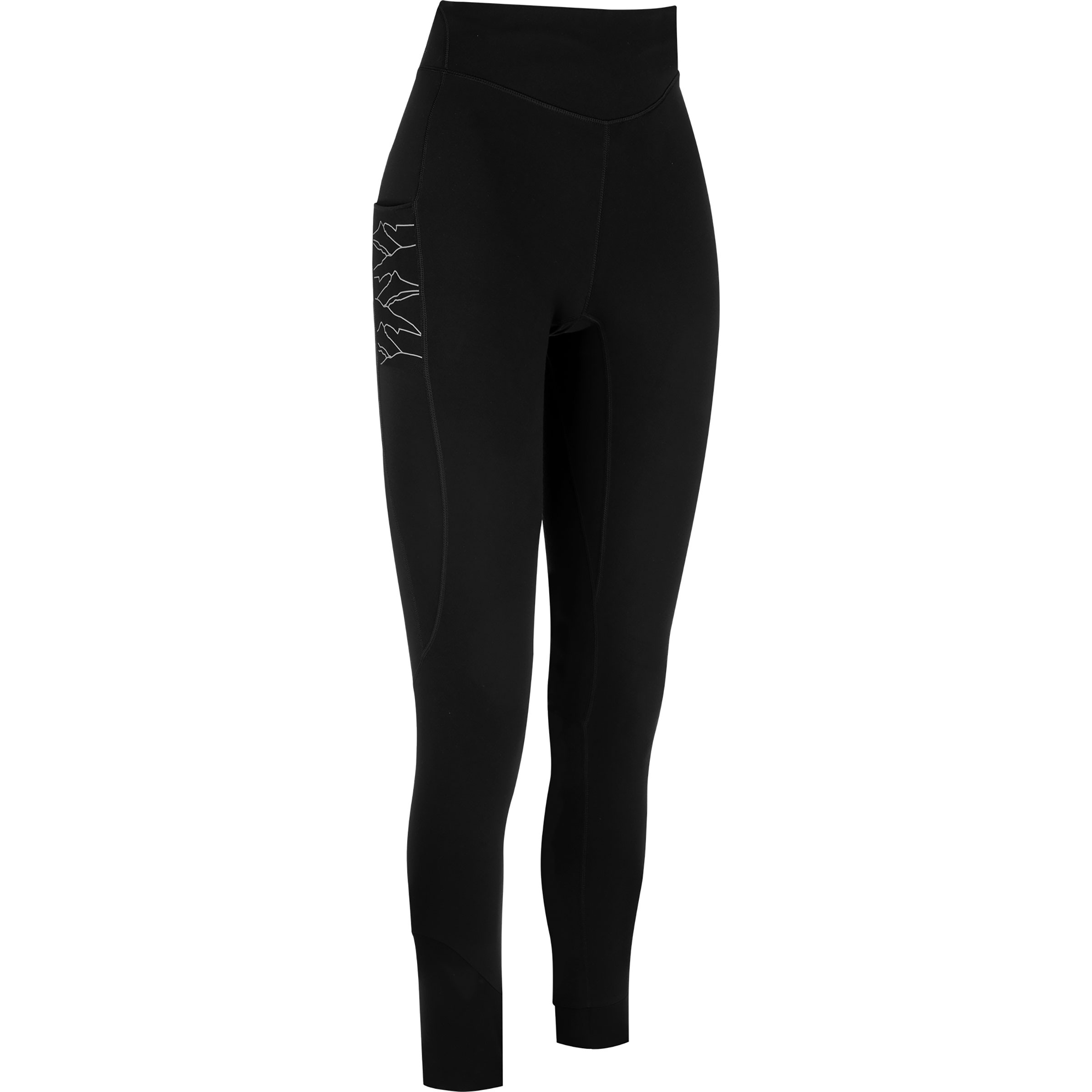 LaMunt Anna Mountain II Tights Damen Tights & Leggings schwarz Größe S Trekking Wasserabweisend Wasserabweisend