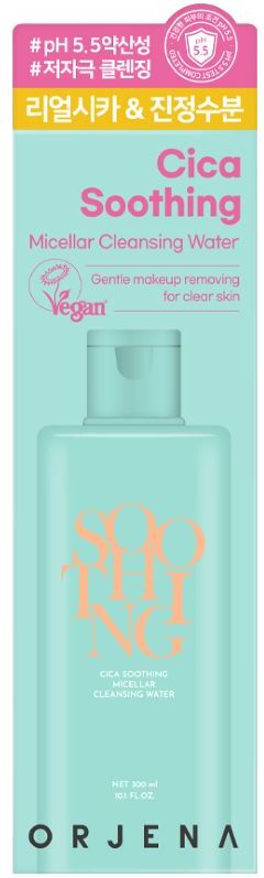 Orjena Cica Soothing Micellar Cleansing Water