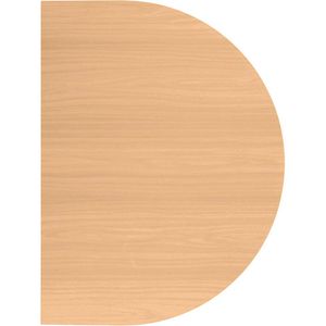 Hammerbacher Anbautisch LA 60, buche, Maße: 60 x 80cm