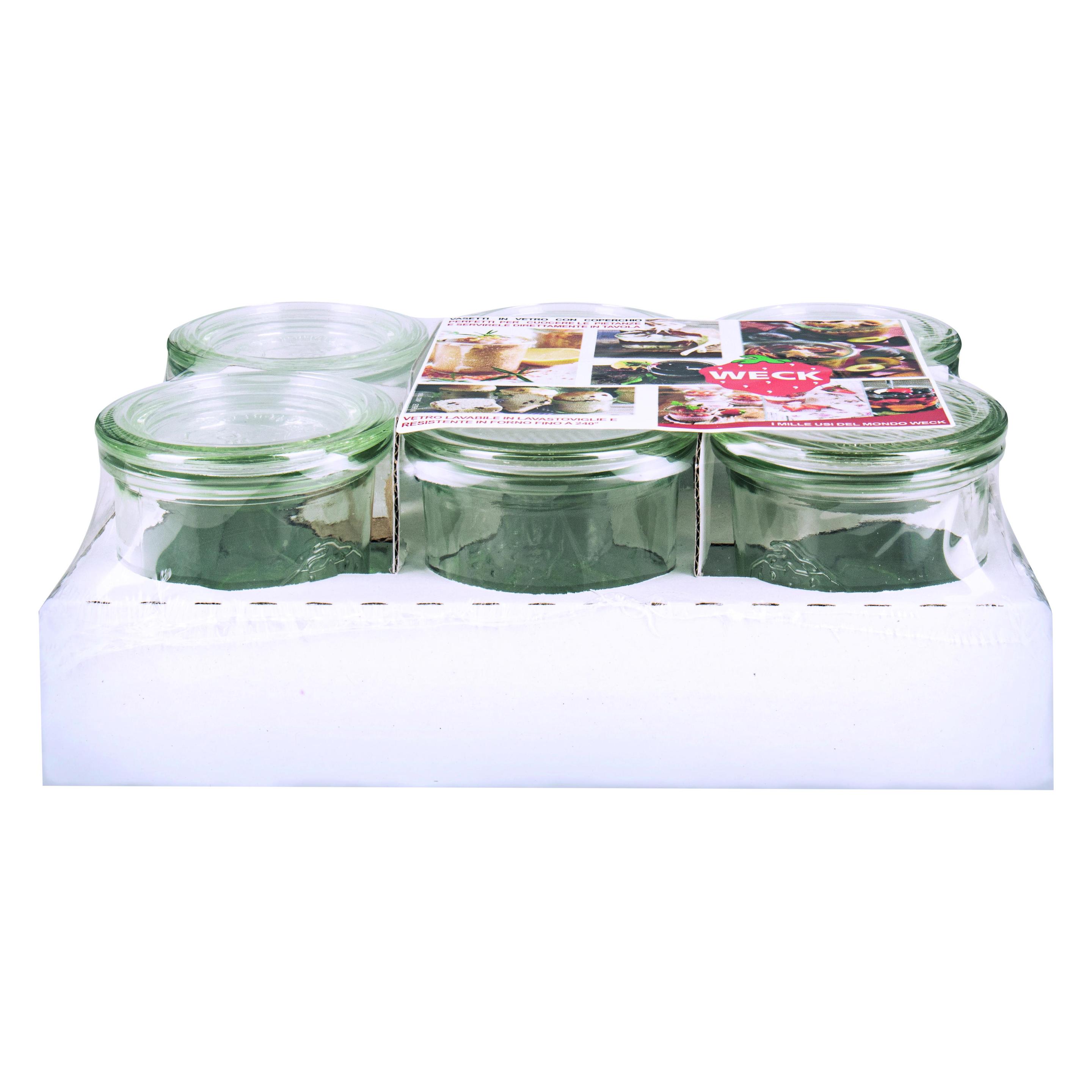 Weck Mini Sturz 140ml 6er Tray (6 Stk., 0.14 l) (33234)