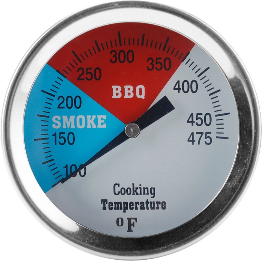 INF Bimetall-Zifferblatt-Thermometer – Edelstahl Analoges Grill- und Ofenthermometer, 100~450℉