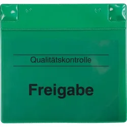 Magnetisches Kennzeichnungs-Pad Freigabe, grün, Kunststoff, 230x220x35mm, 5/VE