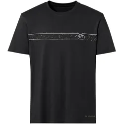 Vaude, Herren, Velotrikot, Cyclist T-Shirt V (XL), Schwarz, XL