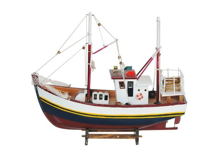 Signes Grimalt - Bateau de pêche en bois pour modelage et décoration
