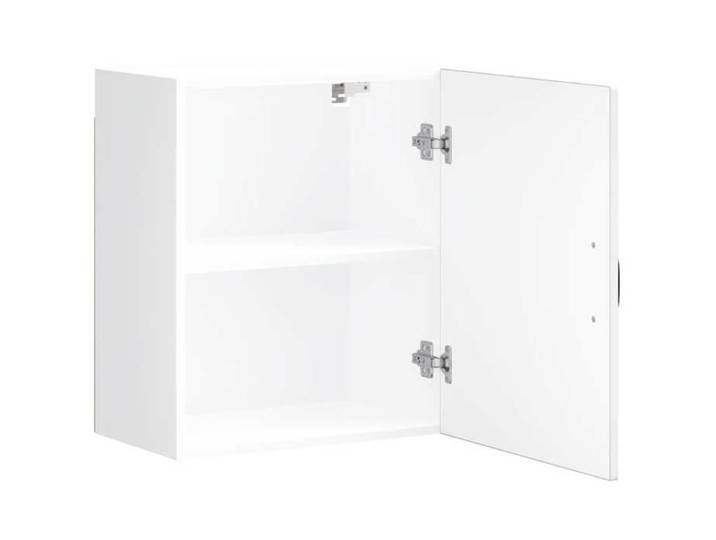 Armoires murales de cuisine 2pcs Kalmar blanc bois d'ingénierie_2 ans garantie_38743