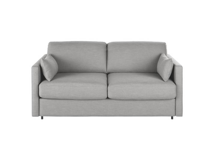 2/3-Sitzer-Schlafsofa zur gewerblichen Nutzung, hellgrau, Matratze 18cm (Begleitkissen nicht verkauft)