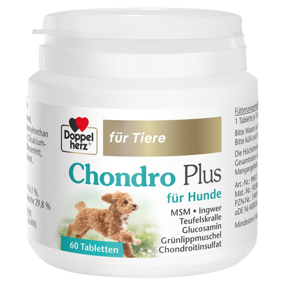 Doppelherz für Tiere Chondro Plus Tabl.f.Hunde 60 St Tabletten