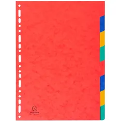 Exacompta Register aus Manilakarton 225g/qm, 8 Positionen, für Format DIN A4