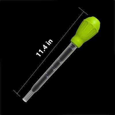 Inspire Curations Mini Aquarium Water Changer Extension Tube, Manual Aquarium Siphon For Quick Spot Cleaning green 11.4 In