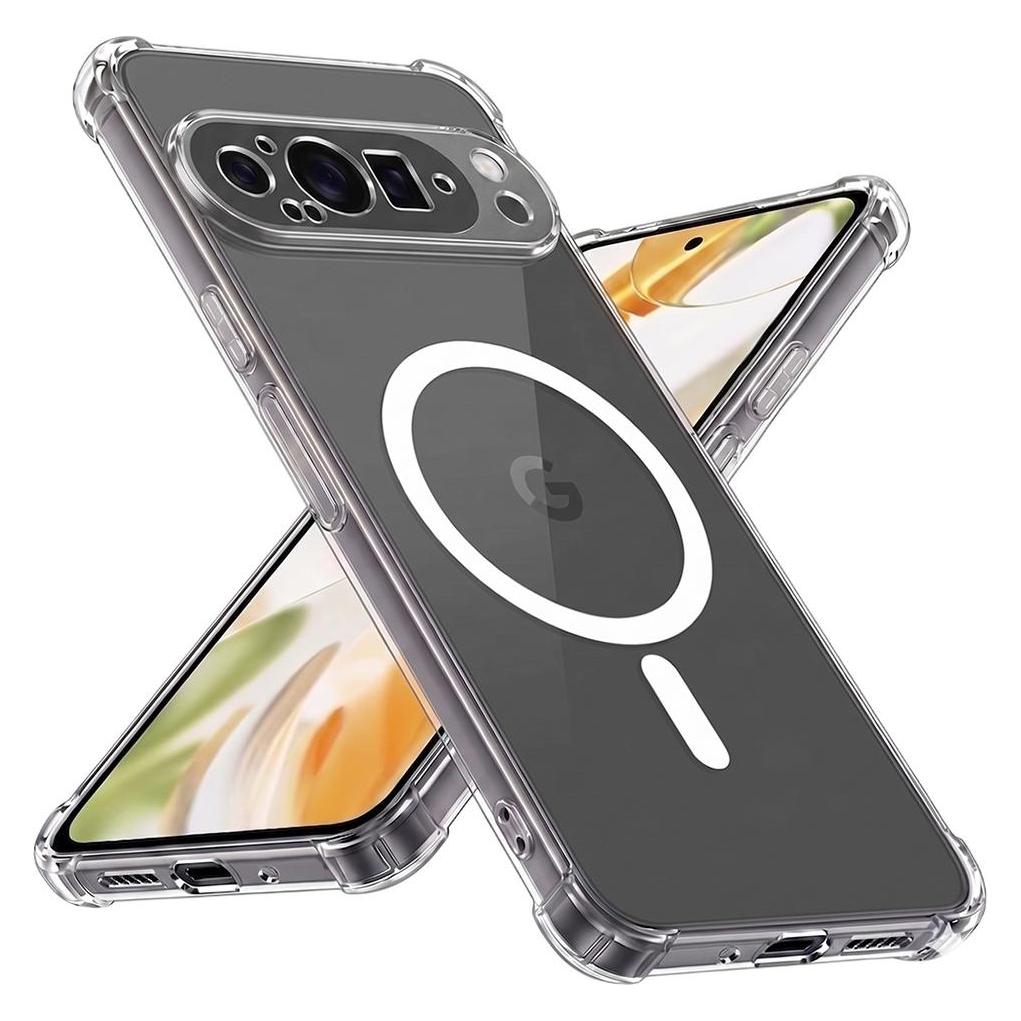 Techsuit - Shockproof Clear Silicone MagSafe - Google Pixel 9 Pro - Clear (Google Pixel 9 Pro) (57583758)