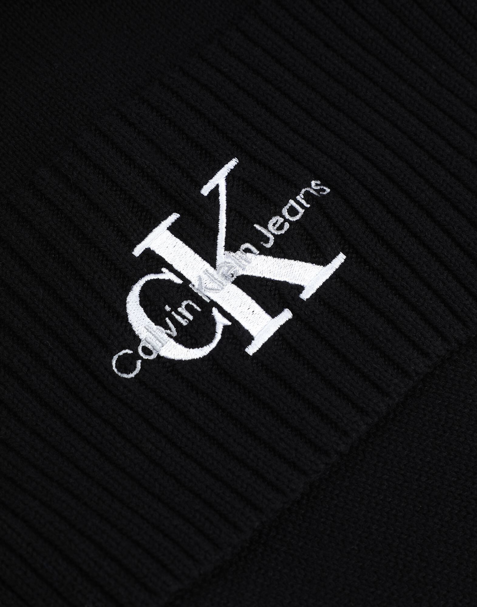 Calvin Klein Bufanda Hombre Negro -- Hombre