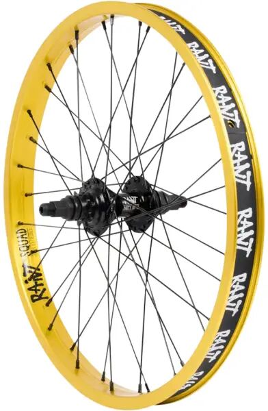 BMX Hinterrad Rant Party On V2 20" Cassette (Matte Gold - Left hand drive)